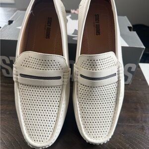 Stacy Adams Men's Cream Loafers